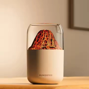 Humidificateur portable miniature 3D simulé <span class=keywords><strong>volcan</strong></span> de 300 ml en gros, diffuseur d'aromathérapie aux huiles essentielles pour un usage domestique - Product Image 3