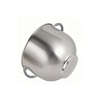 Seau à glace isotherme classique en acier inoxydable poli miroir, double paroi, capacité 8qt, pour fêtes et bars à domicile, logo personnalisé disponible