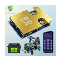 ECBMS 8s 16s 12s 60v 12v 200a 60a Servidor UPS BMS LiFePO4 Li-ion 18650 Equilibrador Activo Inteligente con Sensor de Temperatura Dual para Paquete de Baterías CAN