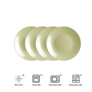 Semtember Promotion Round Kitchen Plates Set Coffee Mug Elegant Clean Easy Fancy Design <b>Dinnerware</b> Set Fesstival Celebrate for 4 - Product Image 2