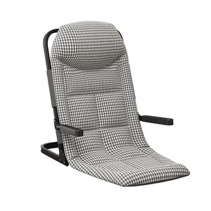 Folding <b>Recliner</b> Chair Metal Frame Foam Filling Manual Tilting Minimalist Design For Dorm Bedroom Living Room - Product Image 4