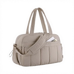 Custom Brand Oxford Women's <b>Tote</b> Bags Zipper Closure Water Resistant 23L Large Capacity Travel Sport Daily Use - Product Image 3