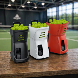 Powerful Automatic Tennis Ball Machine 150 Balls Padel Training Launcher Rechargeable Battery Portable Serving Equipment - Product Image 1