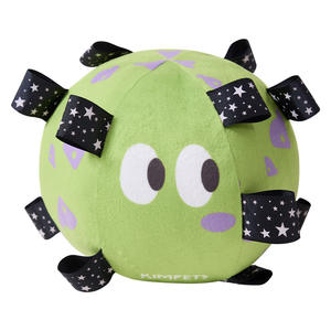 Giocattolo da calcio In peluche di cotone ecologico con campana incorporata 45cm frutti di mare e sapore di pesce per allenamento Agility del cucciolo-all'ingrosso - Product Image 1