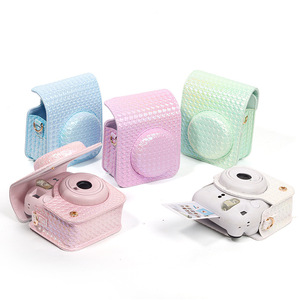 Casing kamera kulit PU portabel pelindung baru 2024 untuk kamera instan Fujifilm <span class=keywords><strong>Instax</strong></span> Mini 12 dengan Album foto - Product Image 3