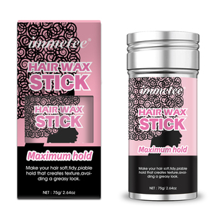 IMMETEE wax sticks private label hair styling edge control wax stick for hair