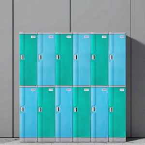 Casiers de gym TOPPLA modernes en HPL et ABS avec serrure électronique et à clé, durables, étanches, design démontable, vente directe usine - Product Image 1
