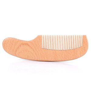 Peigne pour bébé en bois de hêtre naturel fait à la main pour la salle de bain - Product Image 4