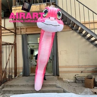 사랑스러운 풍선 새해 마스코트 뱀 인형, 풍선 동물 만화 거대한 풍선 뱀