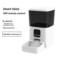 Distributeur automatique de nourriture pour animaux de compagnie Microchip 7L, distributeur intelligent de nourriture pour chats avec Wifi, bols pour animaux de compagnie pour chats d'intérieur et petits chiens