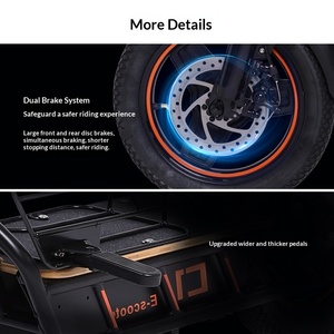Consegna Diretta da Magazzino Estero, Monopattino Elettrico Pieghevole per Adulti da 14 Pollici, Lunga Autonomia, Batteria al Litio, 35km di Autonomia, Doppio Motore - Product Image 3