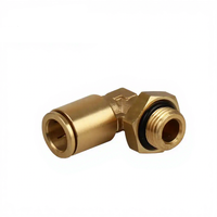Conector de Codo Macho DOT PLC de Latón para Tubo de 1/2" X M16-1.5 |   Pieza de Repuesto de Alta Resistencia