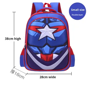 3D Digital Anime Cartoon Elementary School Children's <strong>Backpack</strong> Grades Lightweight Spine Protection Zipper 20-36L Eco-Friendly - Product Image 5