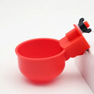 Nuovo Design Farm pollame automatico plastica quaglia pollo tazza bevitore prezzo