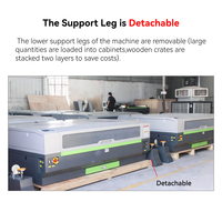 Machine de découpe laser CO2 90W 100W 110W 120W 130W avec contrôleur Ruida pour acrylique, bois et contreplaqué