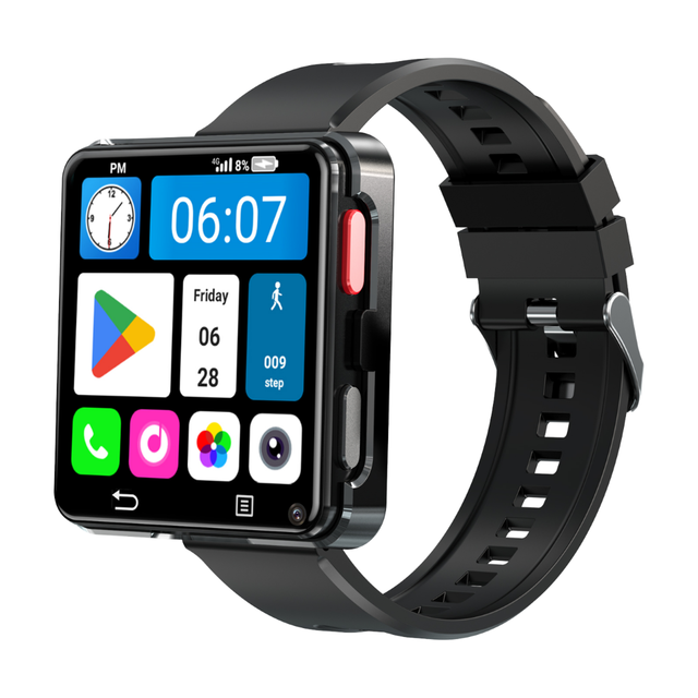 Mobile Phone Watch AMOLED Large Screen 500W Dual HD Camera 4G IP67 Waterproof PGD Watch Q668/S998 1200mAh Battery