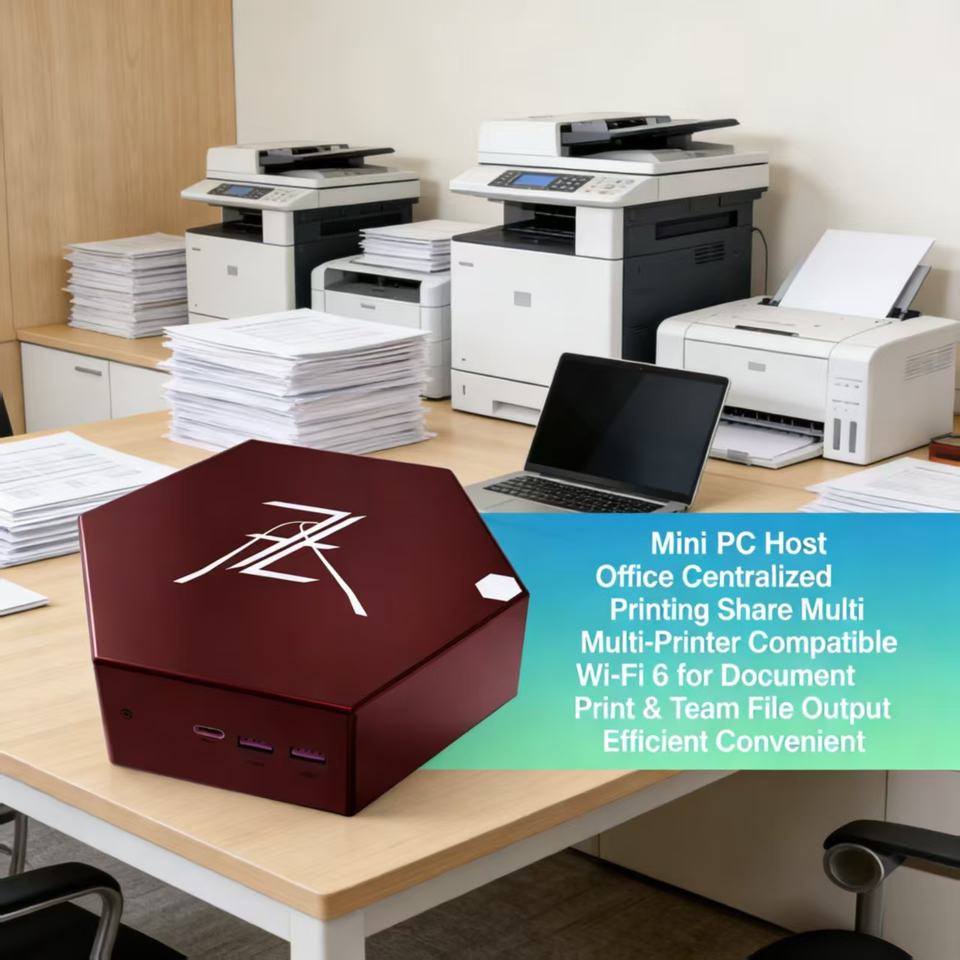 Mini PC Host Office Centralized Printing Share Multi-Printer for ...