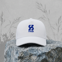 Gorra de Béisbol Personalizada de 5 Paneles con Logotipo Bordado, Gorra de Algodón Estructurada Blanca con Logotipo Personalizado