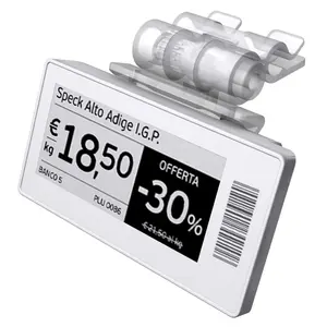 Meethope display plastic ESL digit signag wire shelf talker hanger for T-HOOK electronic shelf label holder