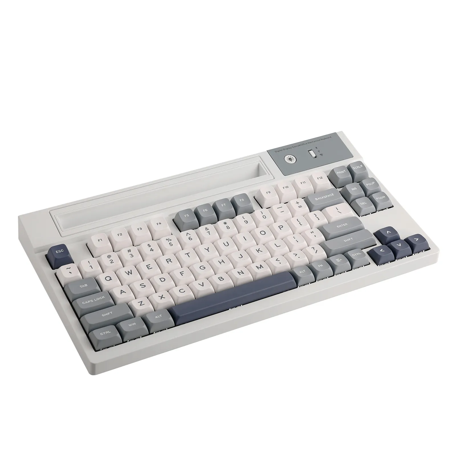 Venda imperdível teclado para jogos EPOMAKER DynaTab 75 com fio e sem fio com slot para teclado e mouse de computador