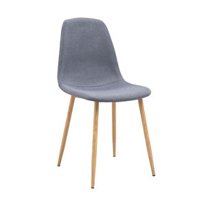 Chaises de salle à manger en tissu rembourrées, style luxe, nouveau design, pour restaurant - Product Image 1