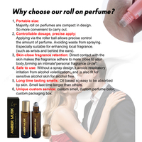 Parfum personnalisé unisexe 15 ml, musc végétalien, oud, bois d'agar, encens, parfum boisé ambré, bille en acier mat, parfum en roll-on, huile aromatique