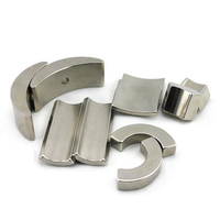 Fabricant d'aimants industriels permanents en NdFeB, aimants en arc N42SH N45SH, aimants en arc en néodyme pour générateur