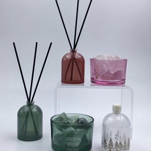 Thiết Kế Nổi Bật Chất Lượng Cao Nóng Bán Nghệ Thuật In Ấn Amber Glass Reed Khuếch Tán - Product Image 1