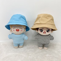 Nuevo Diseño, Sombrero de Pescador de Algodón de 10cm y 20cm para Muñecas, Accesorios de Ropa para Bebés al Estilo de las Celebridades de 15cm