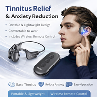 Masseur d'oreille intelligent portable pour la thérapie des acouphènes, l'amélioration du sommeil et le soulagement du stress avec fonction de télécommande pour la relaxation
