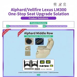 Solución Completa de Mejora de Asientos para Toyota Alphard Serie 20, 30 y 40, <span class=keywords><strong>Silla</strong></span> VIP Personalizada Tipo Capitán, Accesorios de Modificación Interior - Product Image 1