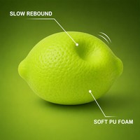 Jouet Squishy Citron Blocs de Construction TPR Anti-Stress Fidget Crispy Fait Main Visage Souriant Pâte à Modeler Style Fruit Provincie du Zhejiang