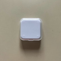 Boîte de rangement pour pilules de voyage miniature carrée en plastique classique avec logo personnalisé, vente en gros, pour une utilisation promotionnelle