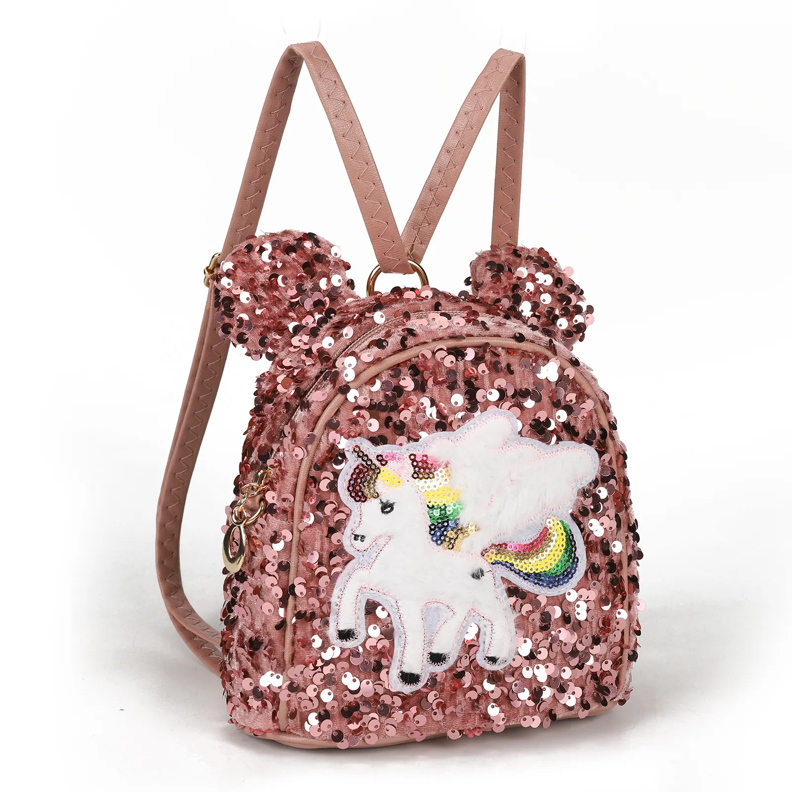 HEC 2022 New Fashion Cartoon Ladies Pu Backpack Large Capacity Bag