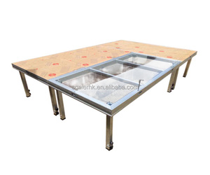 Aluminum Alloy Portable Concert <b>Stage</b> <b>Platform</b> Aluminum Truss Modular Design Square <b>Stage</b> Pre-Assembled Easy Install - Product Image 2