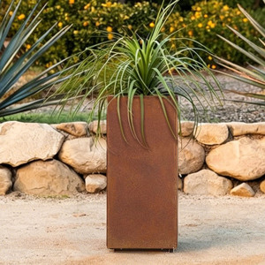 Fioriera Modulare Rialzata in Acciaio Corten, Vaso Personalizzabile Ecologico e Durevole per Uso Domestico e Commerciale - Product Image 6