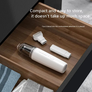 Wholesale Smart Home Mini <b>Handheld</b> Car <b>Vacuum</b> Cleaner Powerful Suction Magnetic Large Capacity Rechargeable Battery for Use - Product Image 6