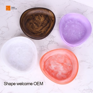 Phong Cách Hiện Đại Sáng Tạo Màu Đỏ Swirl Nhựa Bộ Đồ Ăn Đặt Chất Lượng Cao Nhà Trang Trí Trái Cây Pasta Salad Bát Cho Các Bên Bán Buôn - Product Image 3