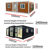 Cabines d'hôtel RELYANCE, expédition rapide, maison préfabriquée, meubles prêts à être expédiés pour le camping, taille familiale avec terrasse