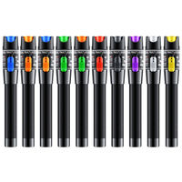 Stylo optique à lumière rouge 5mW/ 10mW/ 15mW/ 20mW/ 30mW/ 50mW, localisateur visuel de défauts (VFL), testeur de fibre optique
