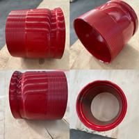 RAL3000 Raccord de mamelon à extrémité rainurée de couleur rouge Raccords de tuyauterie de protection incendie en acier au carbone forgé à basse pression