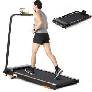 Motorized Mini <strong>Walking</strong> <strong>Pad</strong> for Home Fitness Folded Fitness Treadmill with LED Display for Body Building and Calorie Tracking - Product Image 1