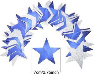 Striscione a Stella Bifacciale da Appendere, Decorazione in Carta a Forma di Piccole Stelle per Compleanni, Matrimoni, Natale, Lauree - Product Image 3