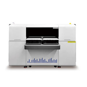 Imprimante DTG à quatre têtes d'impression grand <span class=keywords><strong>format</strong></span> à deux stations personnalisées I3200 Machine d'impression de vêtements - Product Image 1