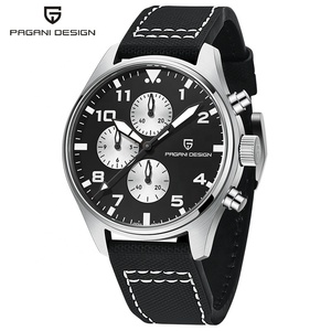 Reloj de Cuarzo Multifuncional para Hombre PAGANI DESIGN, Luminoso, Resistente al Agua, de Bronce, Modelo 1703, Reloj Hombre - Product Image 3