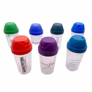 Blank Blender Vortex Mixer Protein Thermal Transfer Cup 250Ml 200ml Gym Custom Colour Plastic Shaker Bottle With Round Base