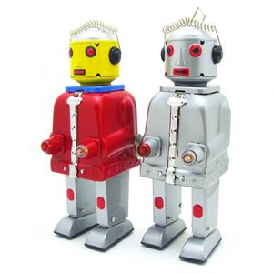 Juguetes de Metal, Robot Eléctrico MR y MRS para Coleccionistas, Lindos Juguetes de Metal - Product Image 1
