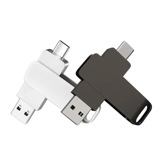 Wholesale USB Flash Drive High Speed Customized  Capacity 16GB Type-c 2.0/3.0 Mobile Phone Computer 2 in 1