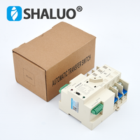 Interrupteur de transfert automatique double puissance, 10 pièces, 2, 3, 4P, 16A, 63a, 100a, 220V, 380V