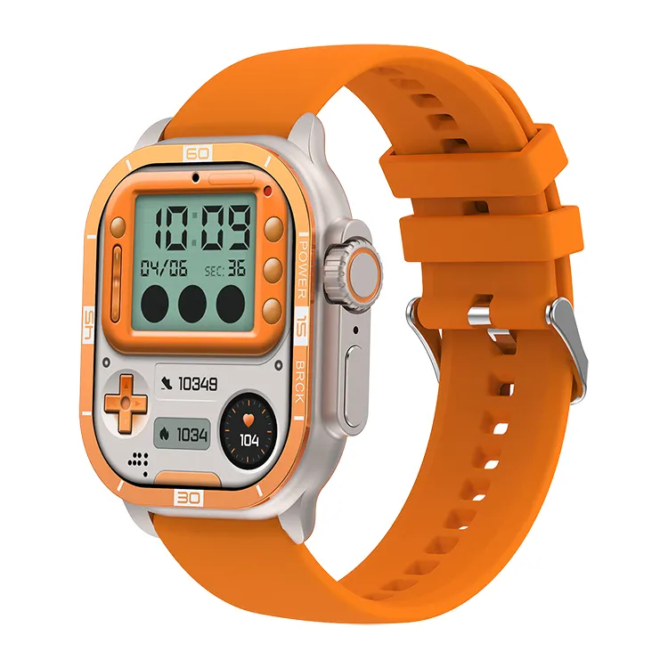 2.06 Inch Amoled Scherm Hk96 Smartwatch Bt Call Ip68 Waterdichte Nfc Fitness Tracker Sport Gezondheid Smartwatches